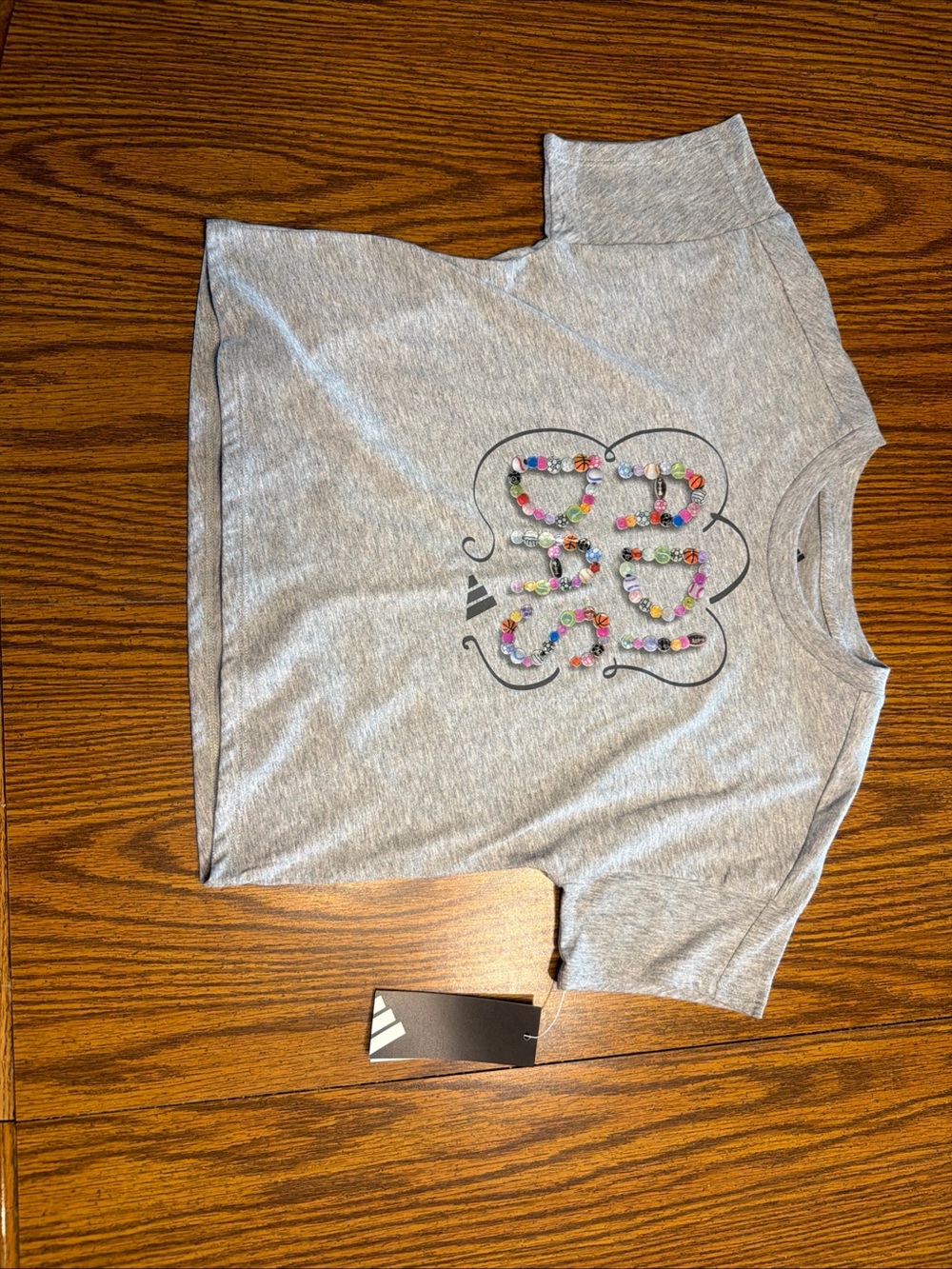 adidas Gray Short-Sleeve Tee